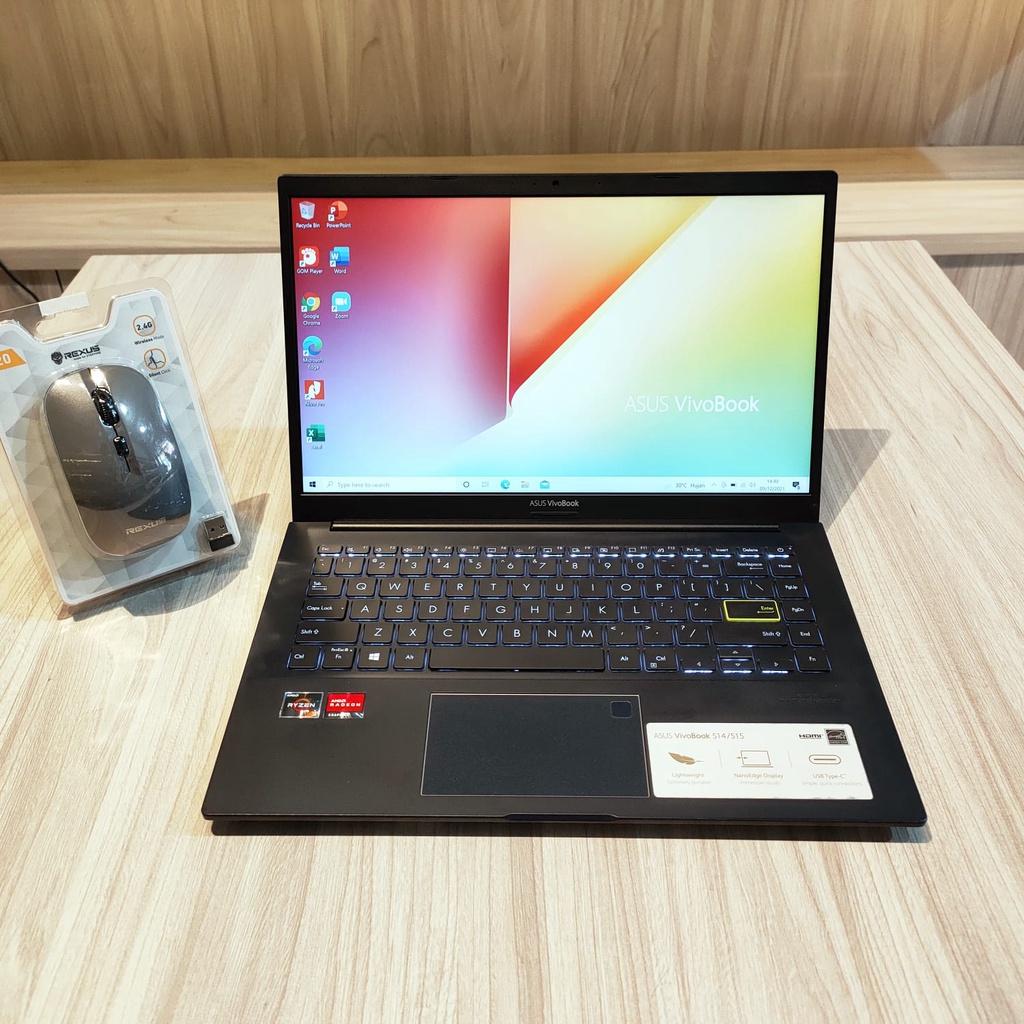 Jual Asus Vivobook S14s15 M413da Hitam Ryzen 3 3250u Ram 8gb Ssd 512gb Vga Amd Radeon 1332