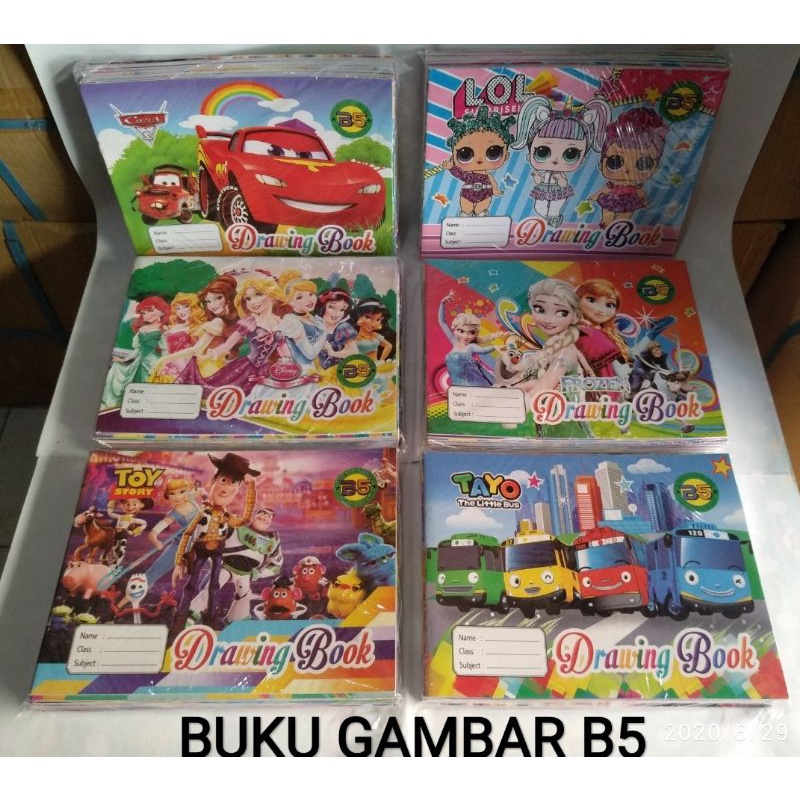 Jual BUKU GAMBAR B5 ISI 25 PCS / BUKU GAMBAR MURAH | Shopee Indonesia