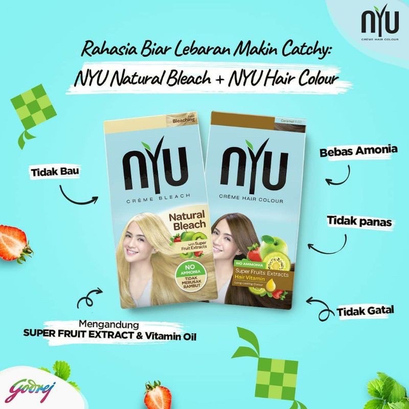Jual Cat Rambut NYU Creme Hair Color | Shopee Indonesia