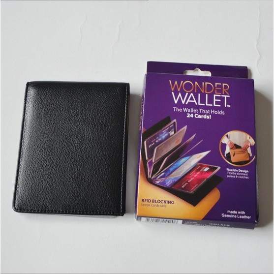 Jual WONDER WALLET ~ DOMPET KARTU ~ LAPIS KULIT | Shopee Indonesia