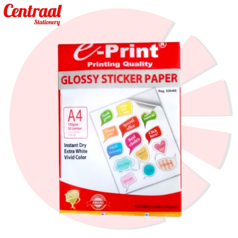 Jual Kertas Photo Eprint Sticker Glossy Shopee Indonesia