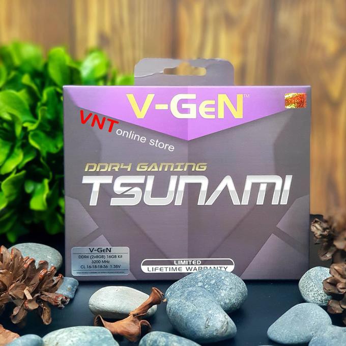 Jual V-GEN TSUNAMI DDR4 (2x8GB) 16GB 3200MHz | RAM GAMING DUAL CHANNEL ...