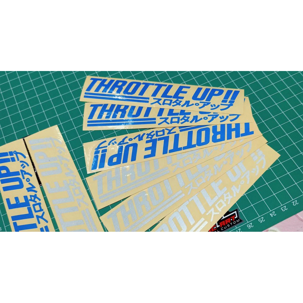Jual Sticker stiker JDM Throttleup | Shopee Indonesia