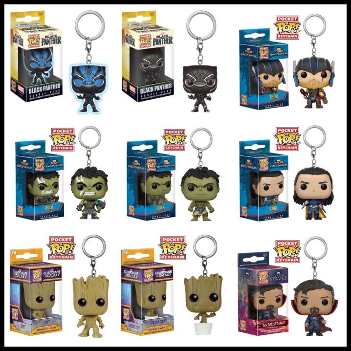 Llavero Funko Pop! Marvel: Black Panther – Figura De Vinilo Coleccionable, Ideal Para Regalar Y Decorar