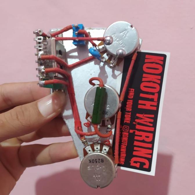 Jual Jual Ways Stratocaster Wiring Harness Shopee Indonesia