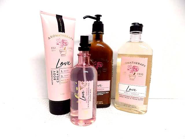 Jual Aromatherapy Love Rose Vanilla Shower Gel Body Cream Body