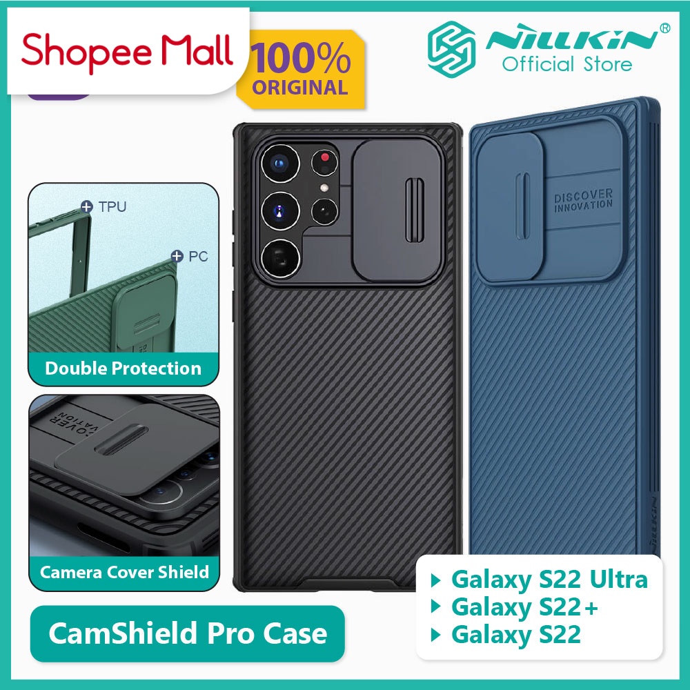 Jual Case Samsung Galaxy S22 / S22+ Plus / S22 Ultra CamShield Pro