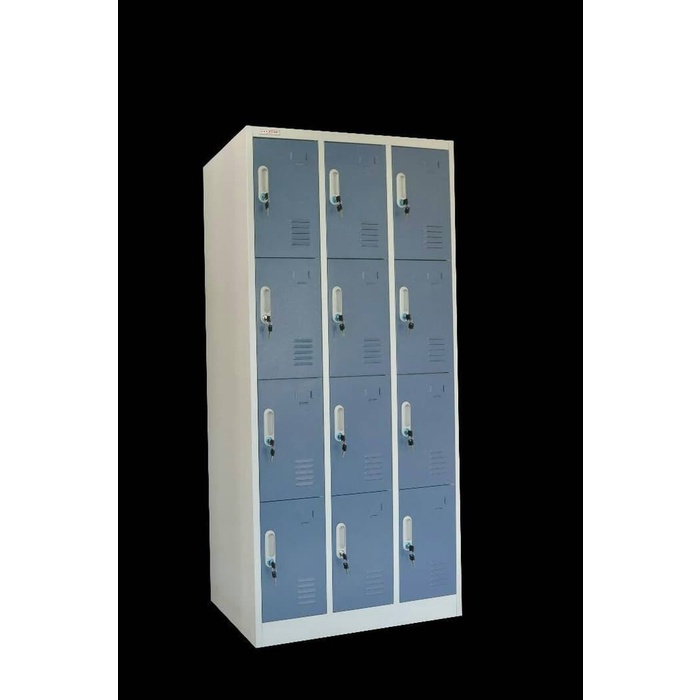 Jual Lemari Locker Loker 12 Pintu Star / Informa Biru Metal Besi ...