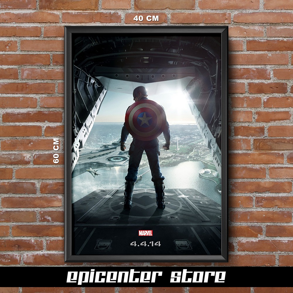 Jual Poster Film Captain America Winter Soldier - Teaser 2 40x60 ...