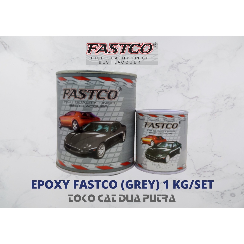 Jual Epoxy Fastco + Hardener 1kg Abu-abu | Shopee Indonesia
