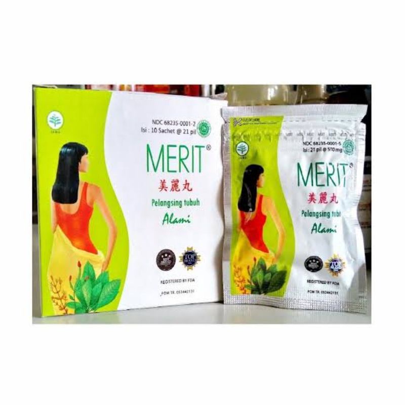 Jual Merit Body Slimming Sachet 21 Pil | Shopee Indonesia