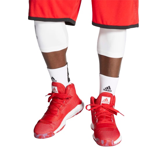 Sepatu basket 2025 adidas original merah