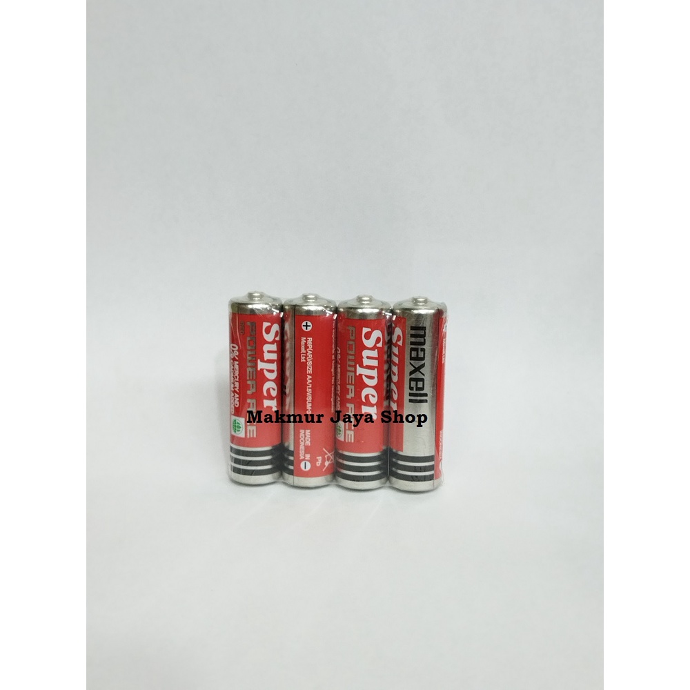 Jual Baterai Maxell AA Super Power ace Black R6P(AR)4P AA (A2) 1,5V 1 ...