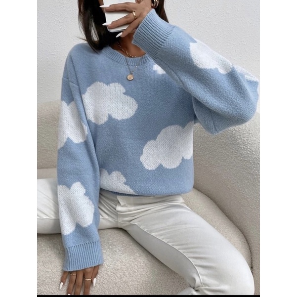 Jual CLOUD CARDI baju switer rajut wanita baju switer pria lengan