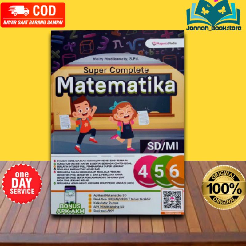 Jual BUKU SOAL MATEMATIKA - SUPER COMPLETE MATEMATIKA SD KELAS 4,5,6 ...