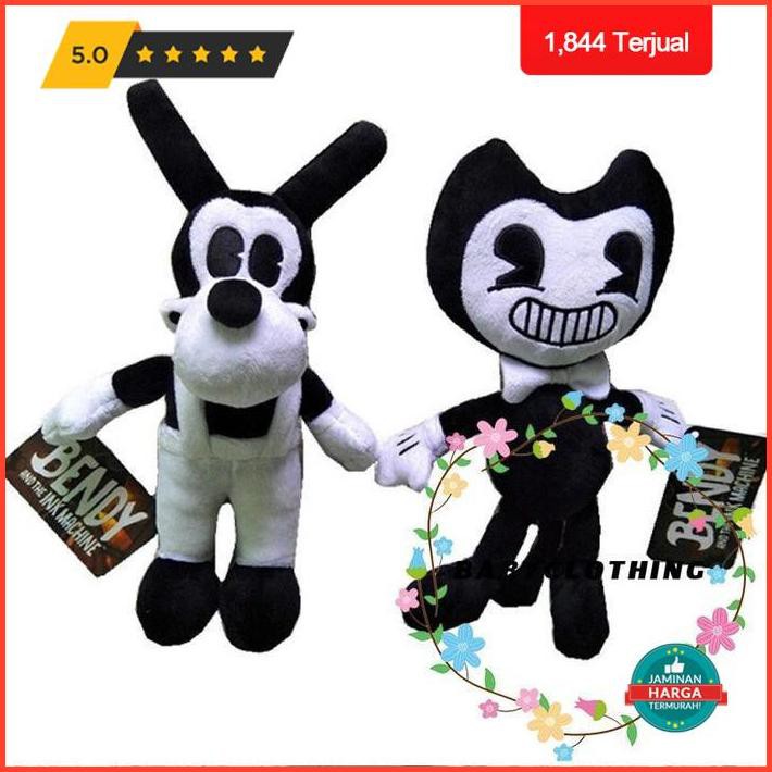 Jual Yyo-Cute Boneka Plush Kartun The Boris And Bendy 12 Inch Premium ...