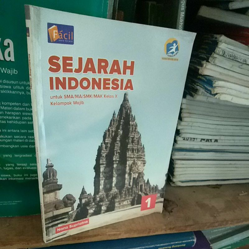 Jual BUKU SEJARAH INDONESIA KELAS 10/X/1 SMA/MA FACIL REVISI | Shopee ...