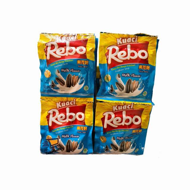 Jual Kuaci Rebo Rasa Susu Renceng isi 20 | Shopee Indonesia