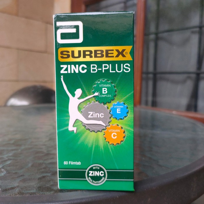 Jual SURBEX ZINC B-PLUS 60 Tablet Imported | Shopee Indonesia