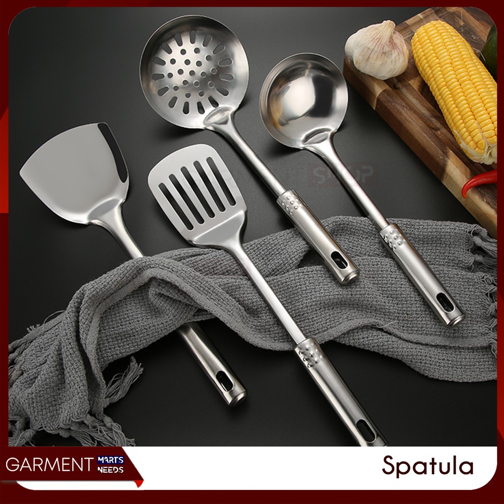 Alat Masak Dapur Stainless Steel Model Frying Spatula - HTG001