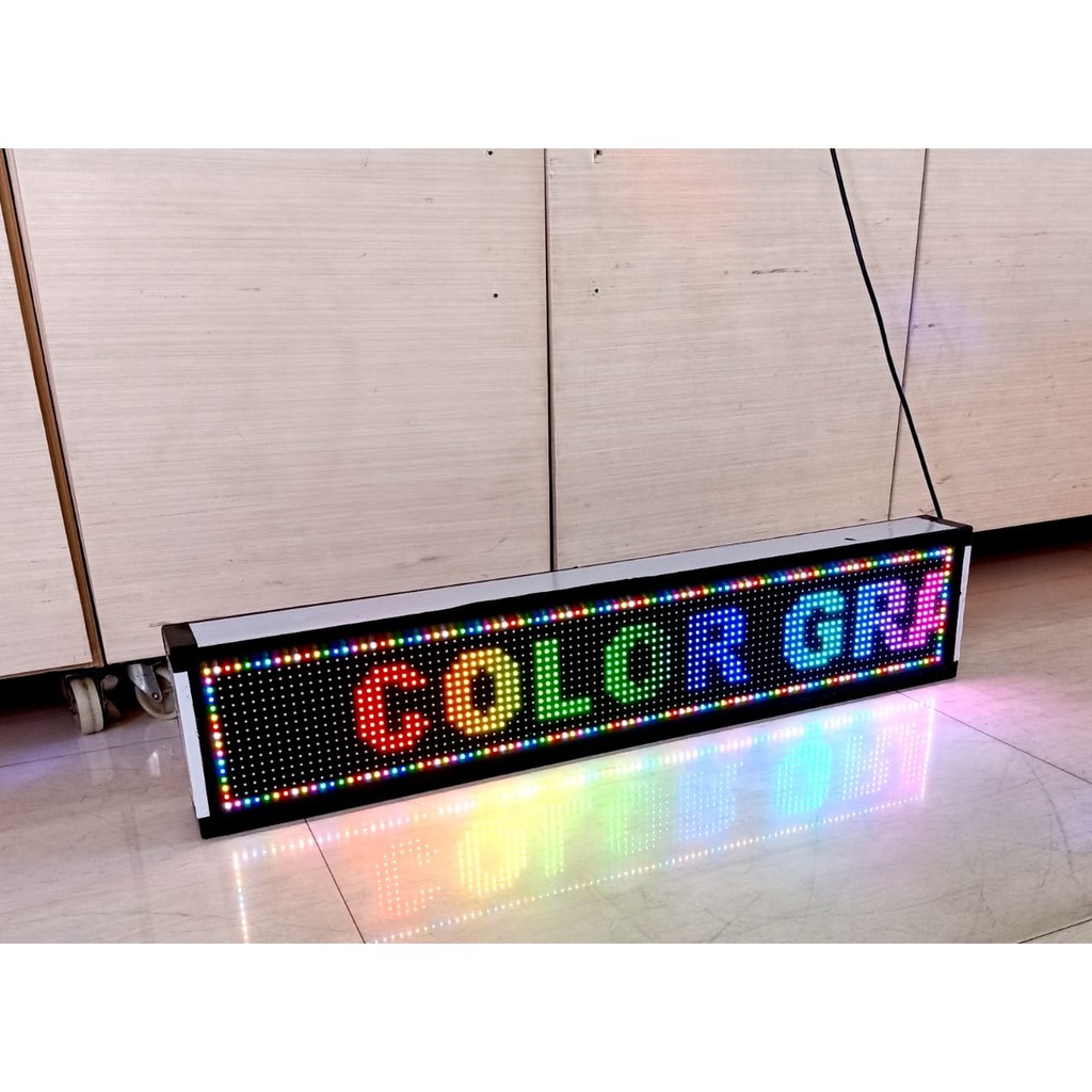 Jual Running LED 101 x 21cm Full Color | Shopee Indonesia