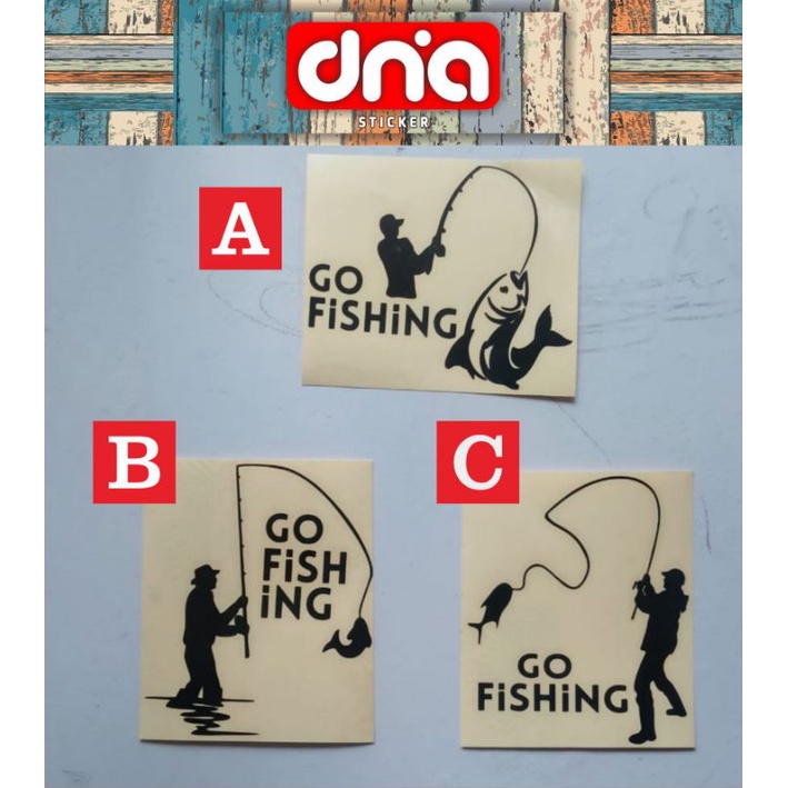 Jual cutting sticker Go Fishing | Shopee Indonesia
