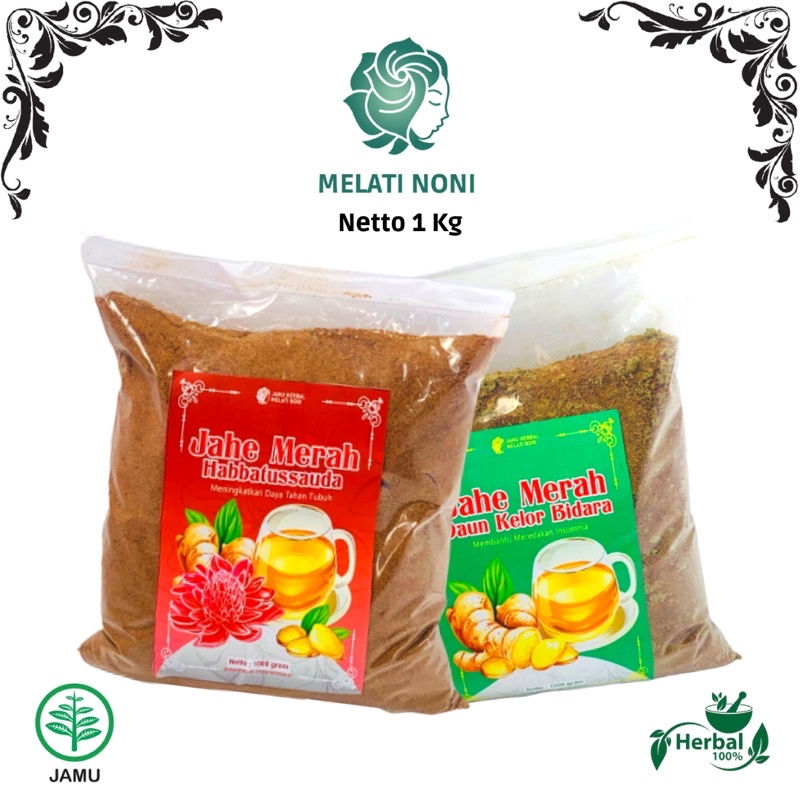 Jual Jahe Merah Habbatussauda Daun Kelor Bidara Bubuk Murni Gula Aren Instan Kg Herbal