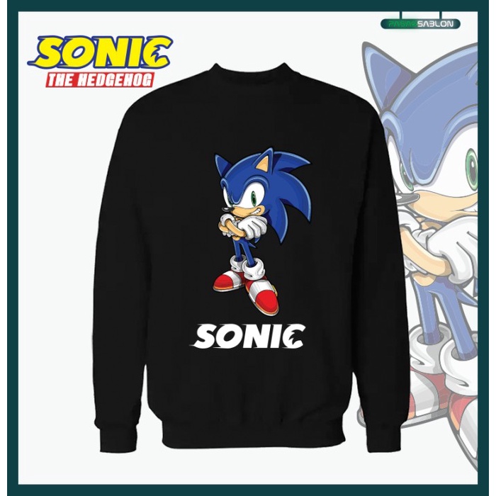 Jual Sweater Basic Jaket Sonic The Hedgehog | Shopee Indonesia