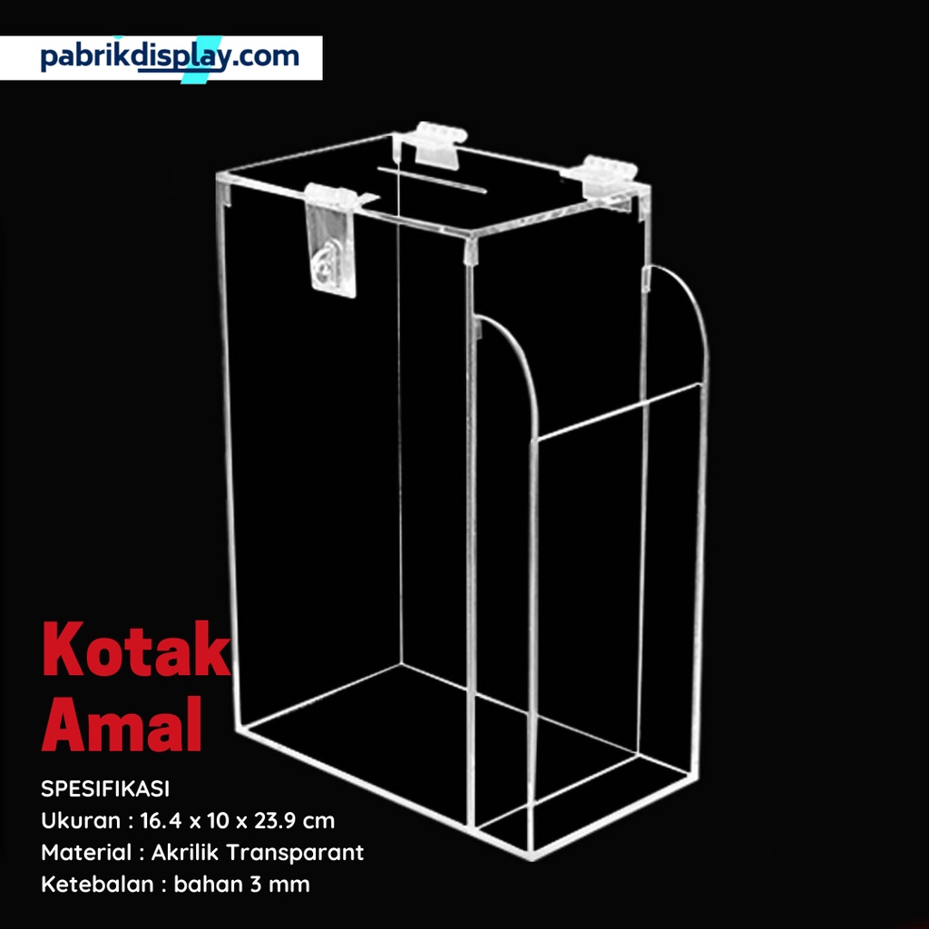 Jual Kotak Amal Kotak Amal Akrilik Akrilik Display Kotak Akrilik