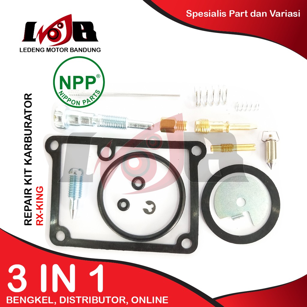 Jual NPP RepairKit Karburator Rx King Parkit Carbu Carburator Set