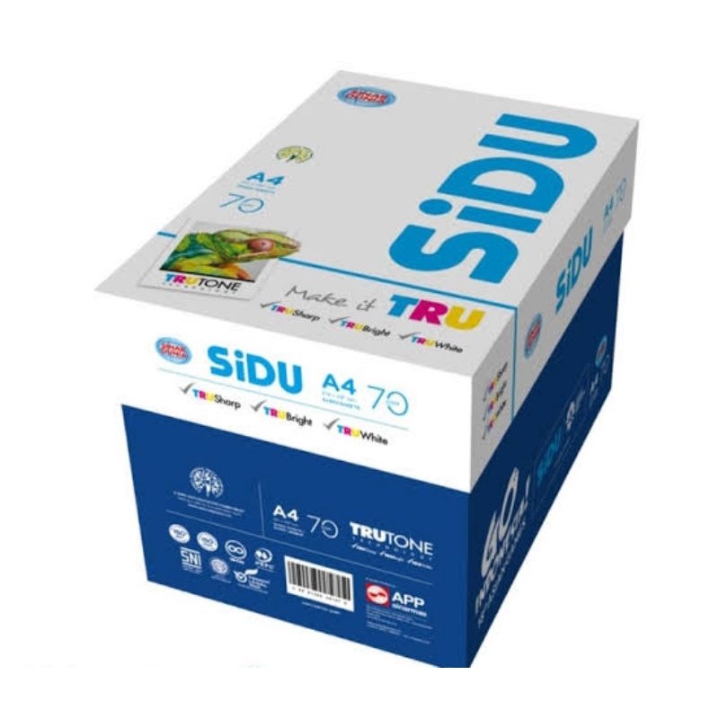 Jual Kertas Hvs Sidu Sinar Dunia A4 70 Gr 1 Box 5 Rim Shopee