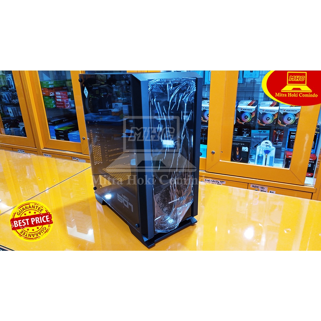 Jual Casing imperion Atx tempered glass with 4 fan rgb neo 507 - Pc ...
