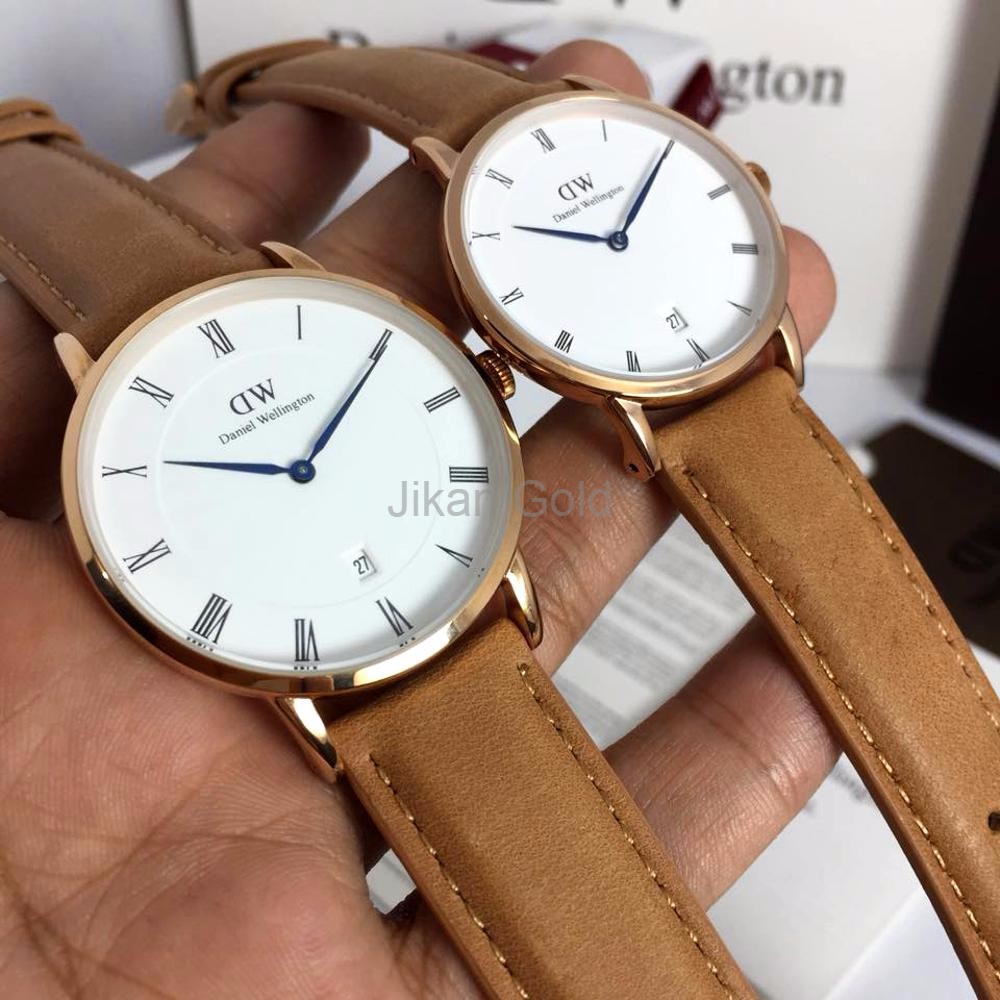 Jual Daniel wellington DW couple dapper durham 34 38mm rosegold