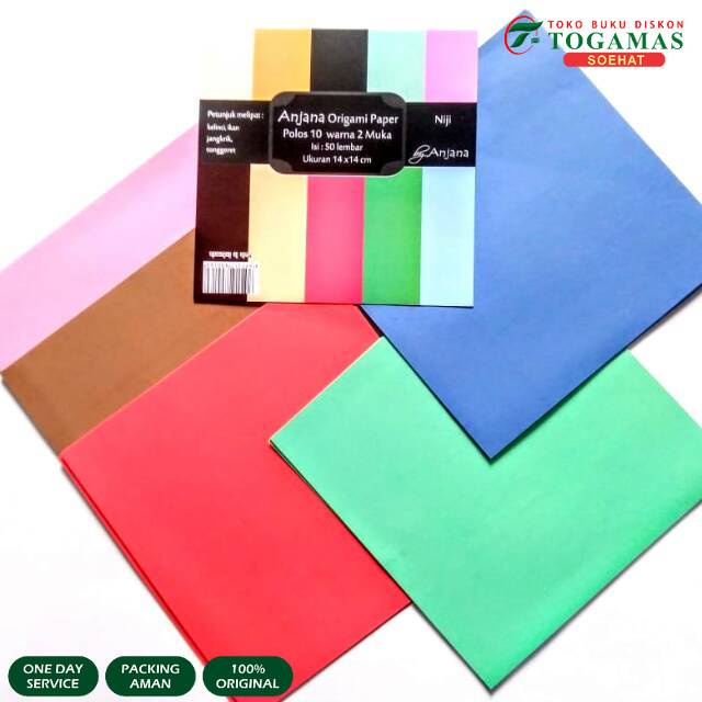 Jual Kertas Lipat Warna Lucu Origami Paper Polos Kertas Lipat X Shopee Indonesia