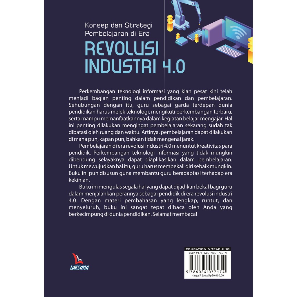 Jual Buku Konsep Dan Strategi Pembelajaran Di Era Revolusi Industri 4.0 ...