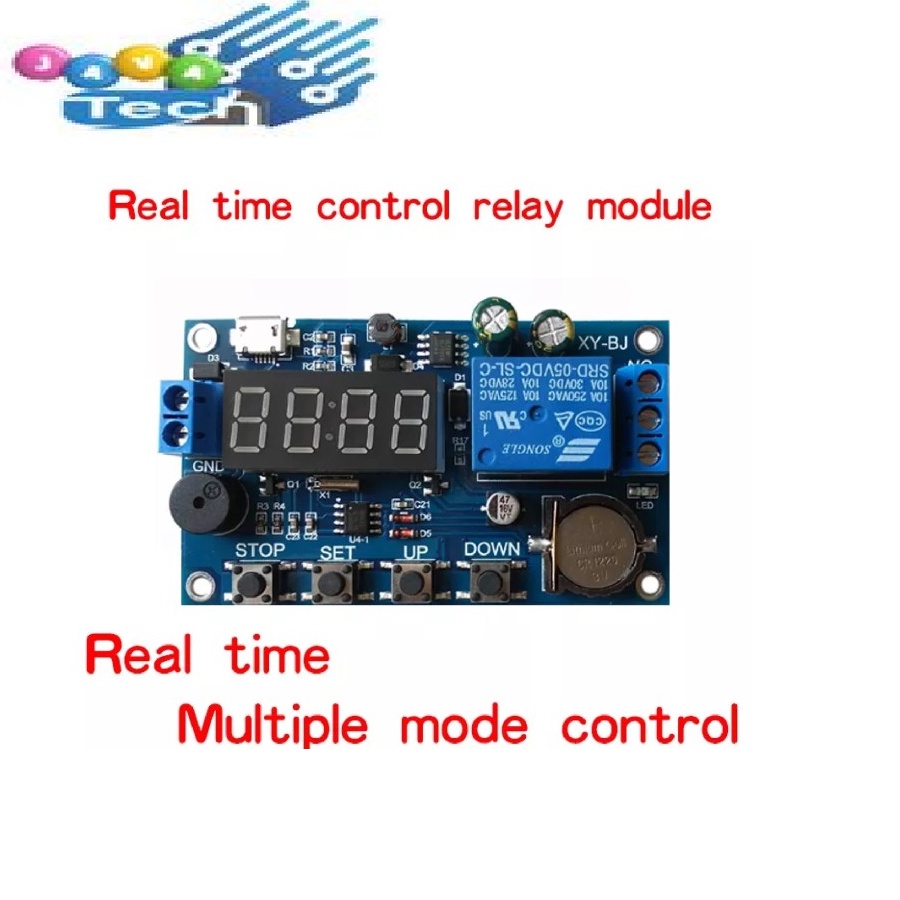 Jual Digital Relay Timer Real Time Clock 24 Jam 5 Mode Waktu | Shopee ...