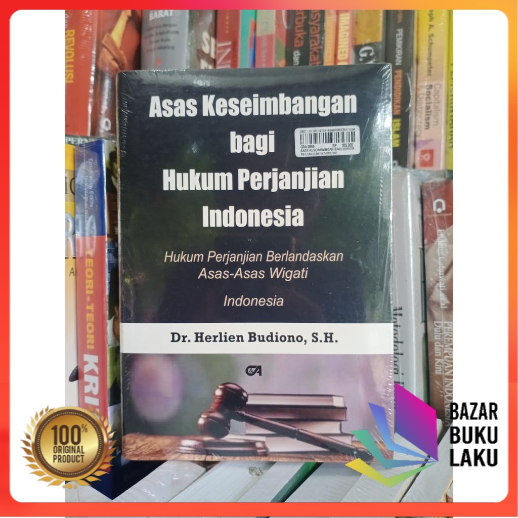 Jual Asas Keseimbangan Bagi Hukum Perjanjian di Indonesia | Shopee ...