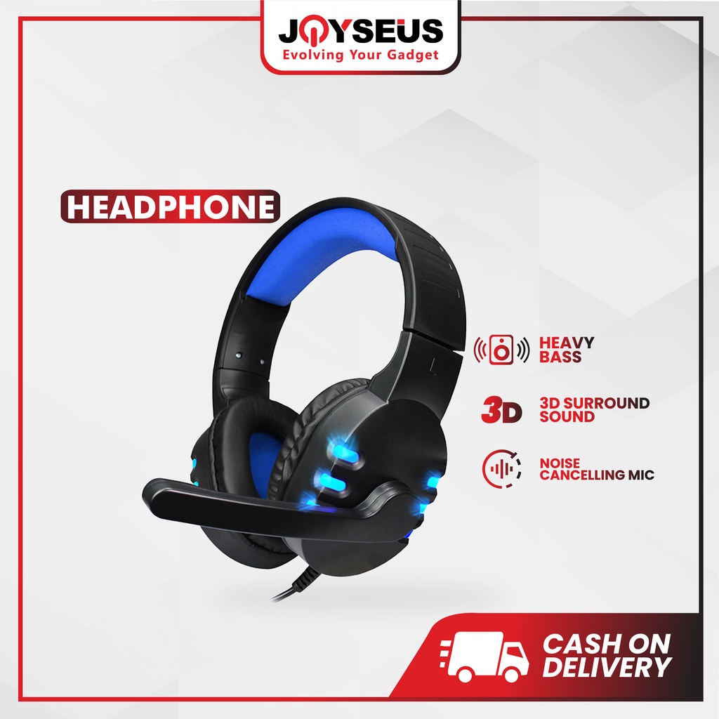 Jual JOYSEUS Gaming headset earphone Bass Support TF headphone with mic