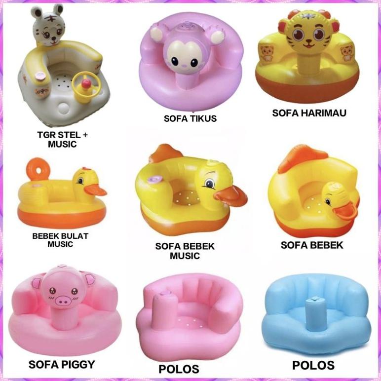 Jual Pvc Kursi Sofa Bayi Ada Musik Bahan Pvc Pompa Angin ., ,. | Shopee ...