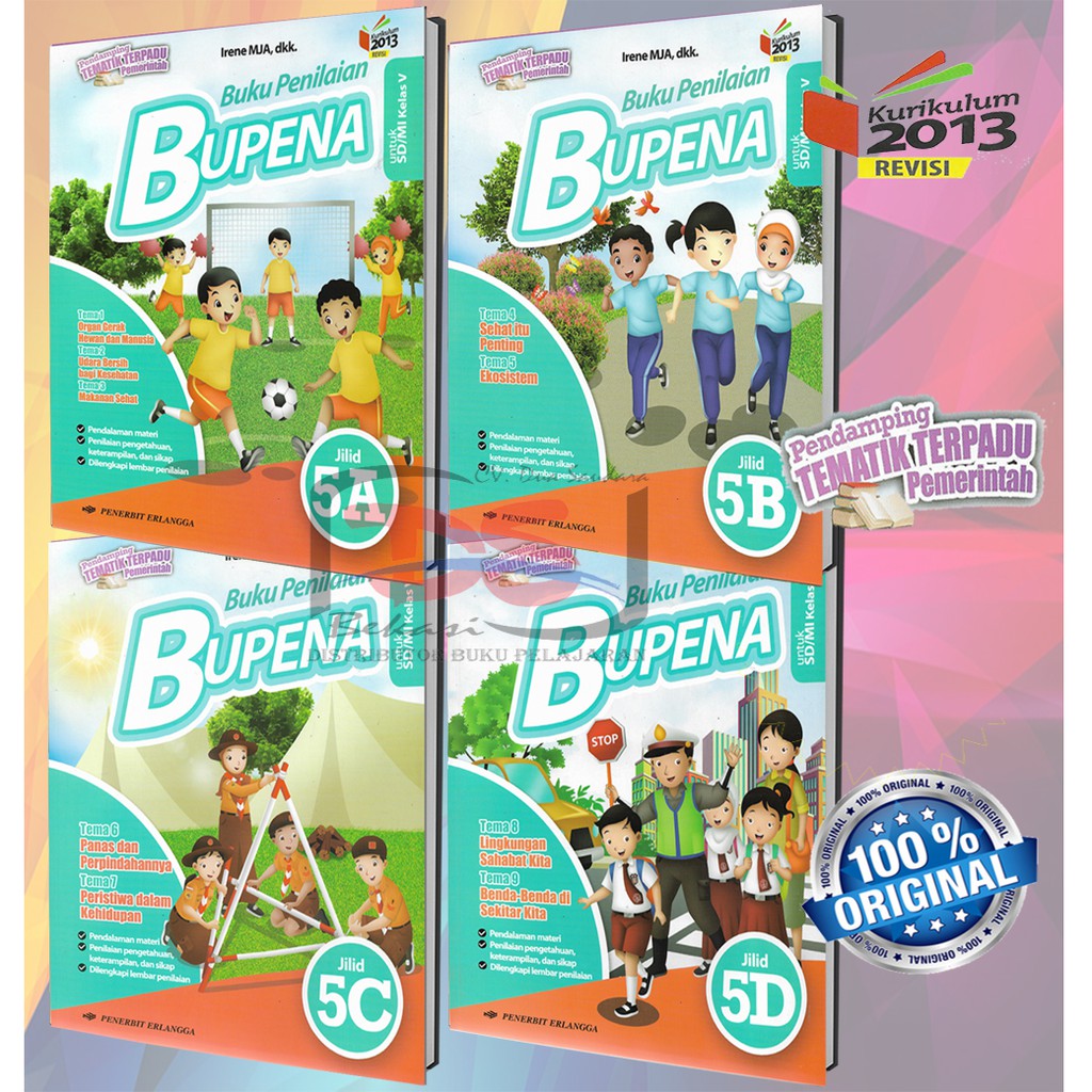 Jual Buku BUPENA Kelas 5 SD Kurikulum 2013 Erlangga | Shopee Indonesia