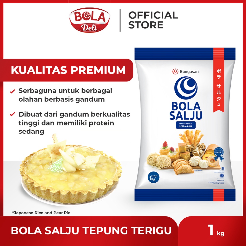 Jual Bola Salju Tepung Terigu 1 Kg Shopee Indonesia