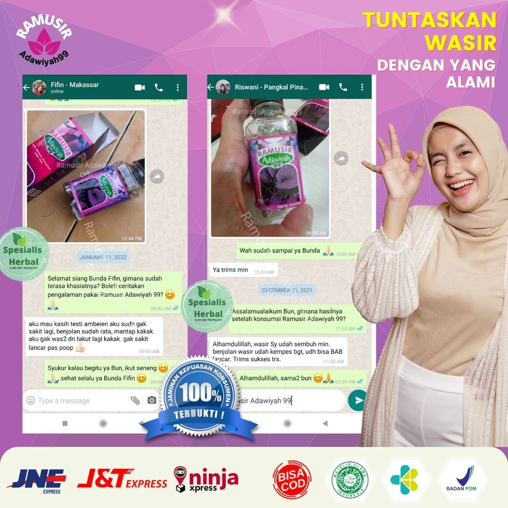 Jual Ramusir Adawiyah 99- Mengatasi Permasalahan Wasir/ Ambieyen ...