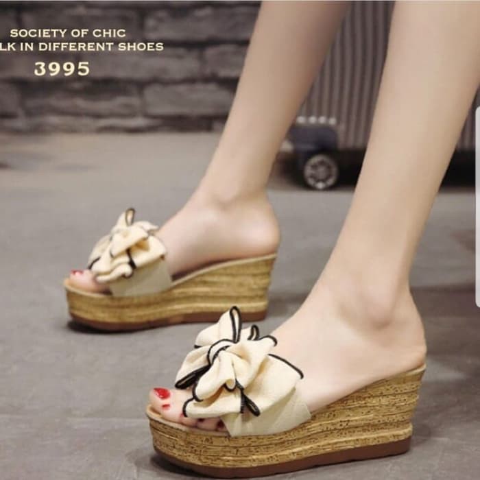 Sandal wedges hot sale shopee