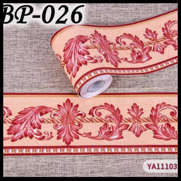 Jual Wall Border List Premium Merah Batik || List Border Premium ...