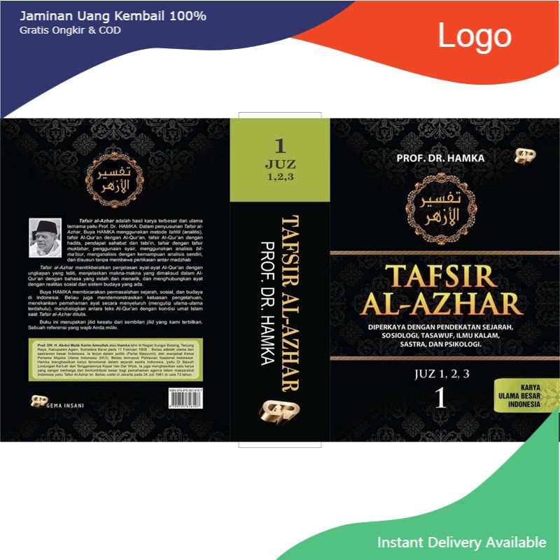 Jual Bku Tafsir Al Azhar Lengkap 1 Sampai 9 Jilid By Prof Dr Hamka