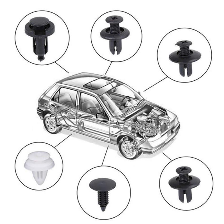Jual RB 100 PcsBaut Rivet Mobil Universal Car Push Pin Fasteners ...