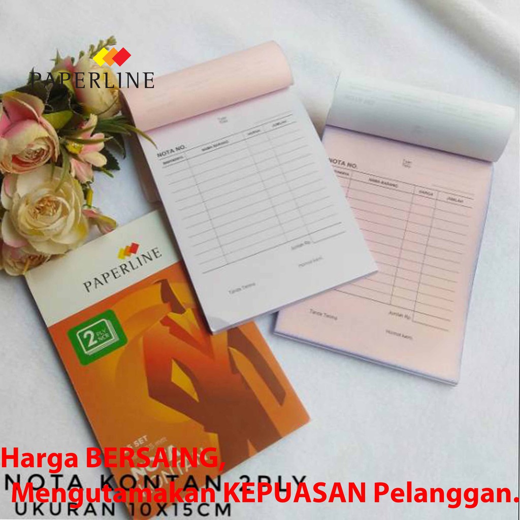 Jual Buku Nota Kontan Paperline Kecil 2 Ply / Bon Rangkap 2 / Nota PPL ...