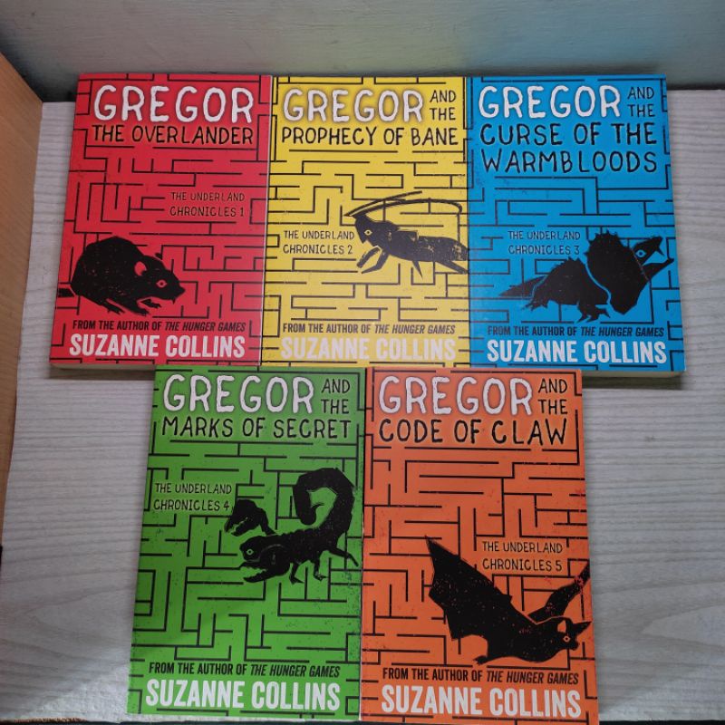 Jual Gregor The Overlander The Underland Chronicles Complete Book Set