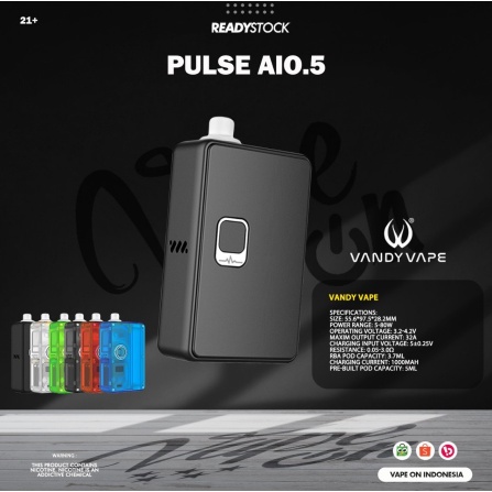 Jual Pulse AIO.5 Kit 80W Plus Vessel RBA Tank | Shopee Indonesia