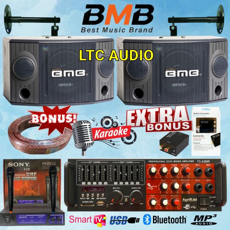 Jual PAKET SOUND SYSTEM KARAOKE BMB ORIGINAL 8 INC ( MURAH 3 ) Shopee